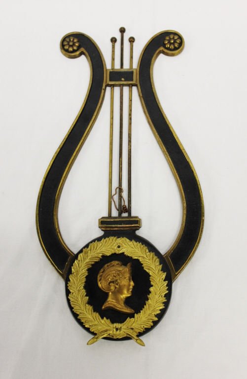 Decorative Bronze Lyre Form (1 of 5)