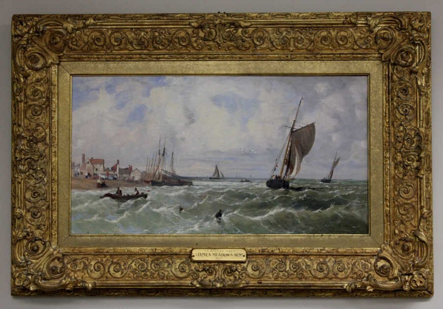 Oil on Canvas Signed J. Meadows Sen. (1 of 9)