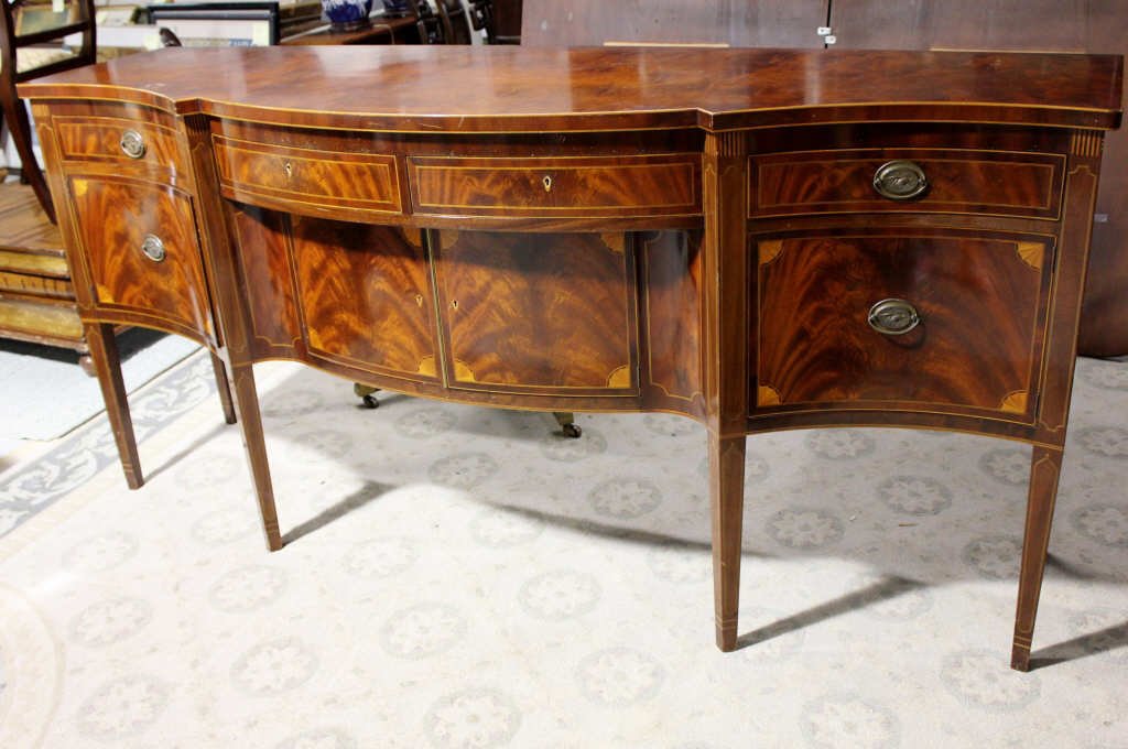 Schmieg & Kotzan Inc. Inlaid Mahogany Sideboard (1 of 9)