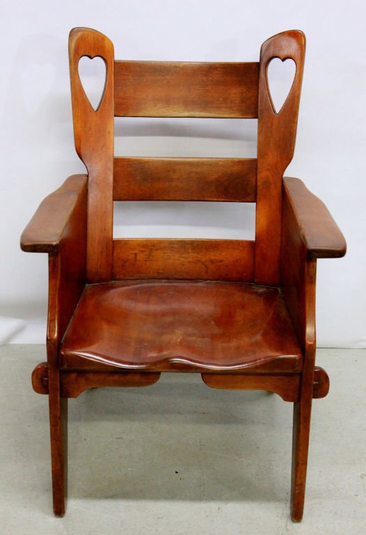 Cushman Creations Heart Back Slipper Chair (1 of 7)