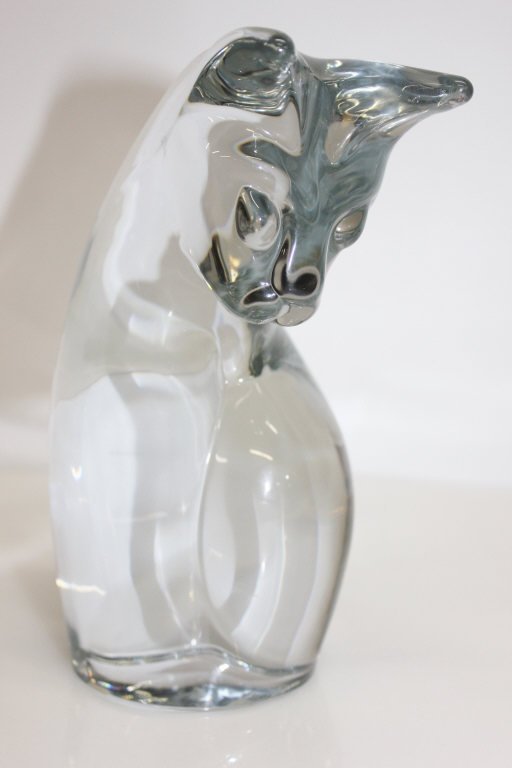 Nancy Daum Crystal Cat Signed (1 of 5)