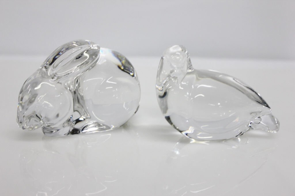 Two Val St. Lambert Crystal Paperweights (1 of 5)