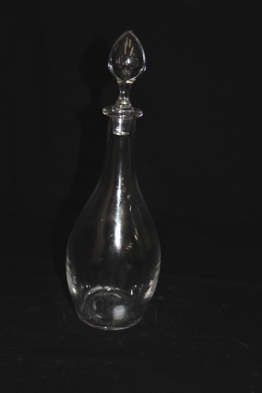 Baccarat Decanter: Height: 13.5 inches,
