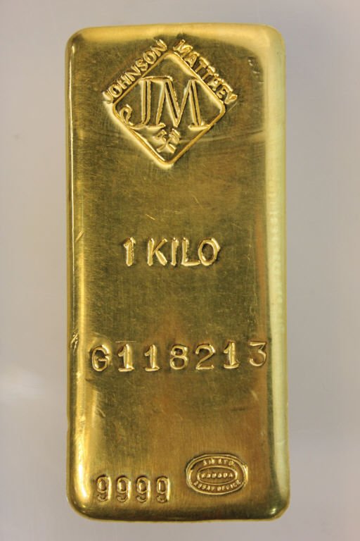 1 Kilo Gold Bar, Johnson Matthey
