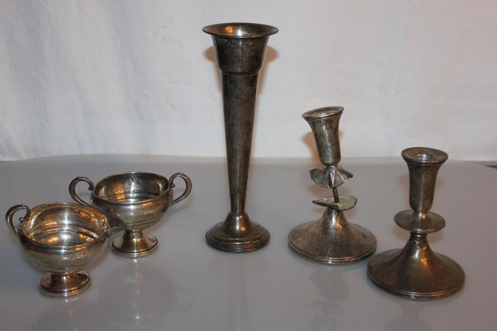 6 Sterling Silver Articles Weighted (1 of 8)