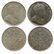 STRAITS SETTLEMENT Silver Dollar 1907 and 1908