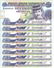 BRUNEI $1 1995 low numbers (8pcs)