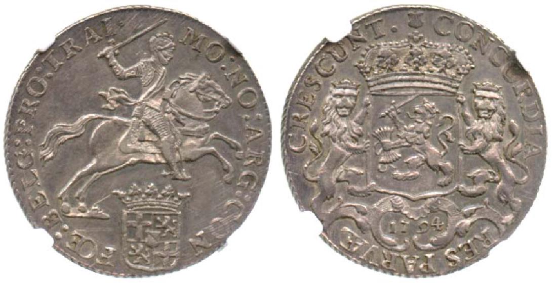 NETHERLANDS Silver: Rider  Ducaton 1794 (1 of 1)
