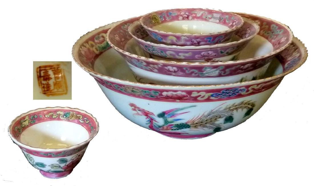 Peranakan: Crockery Bowls (set of 5) (1 of 1)