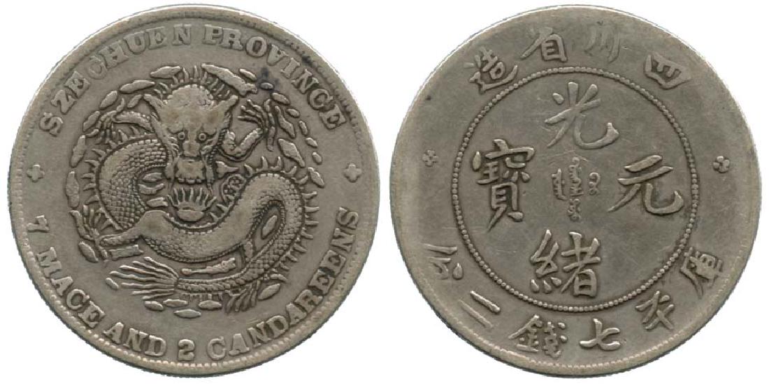 PROVINCIAL ISSUES Szechuan Silver $1 (1 of 1)