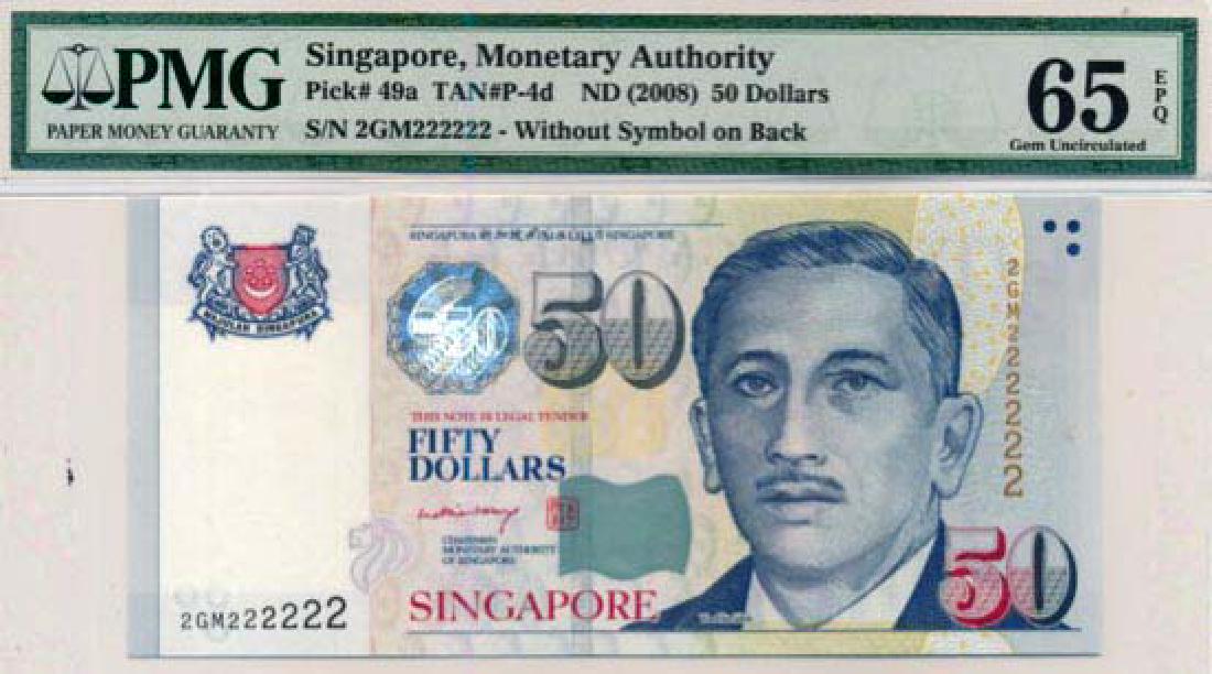 SINGAPORE Portrait $50  2GM222222 (1 of 1)