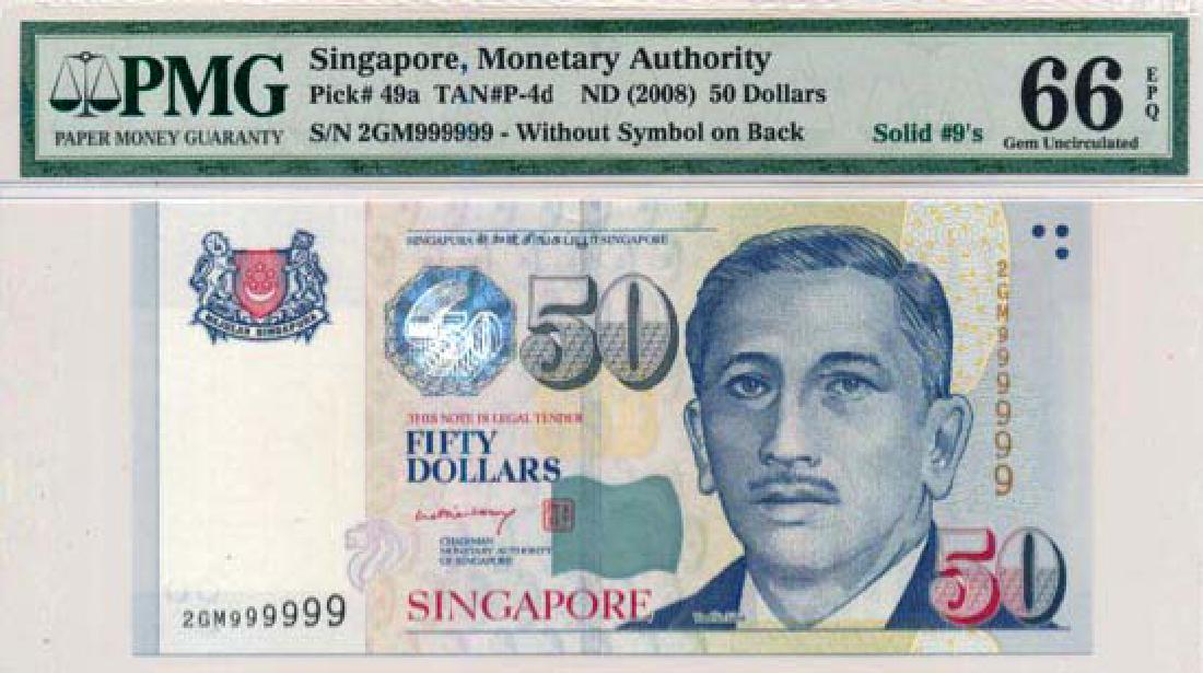 SINGAPORE Portrait $50  2GM999999 (1 of 1)