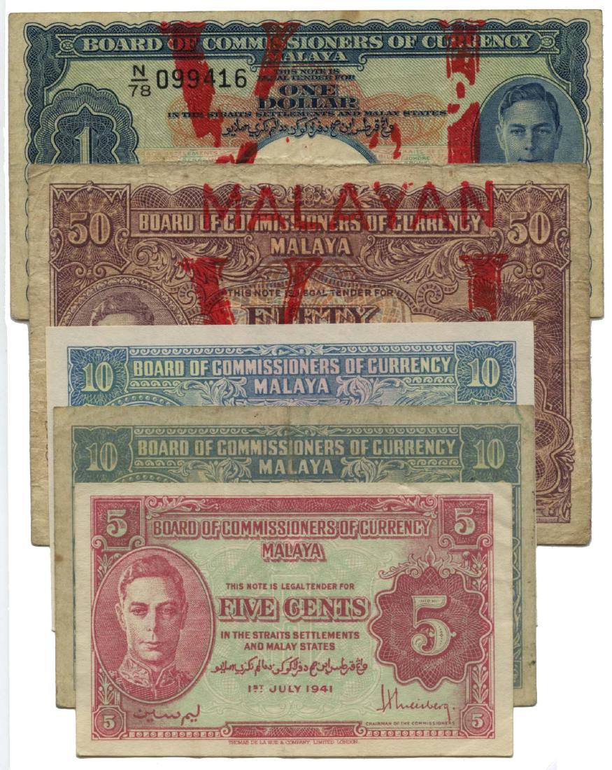 MALAYA George VI: various (1 of 1)