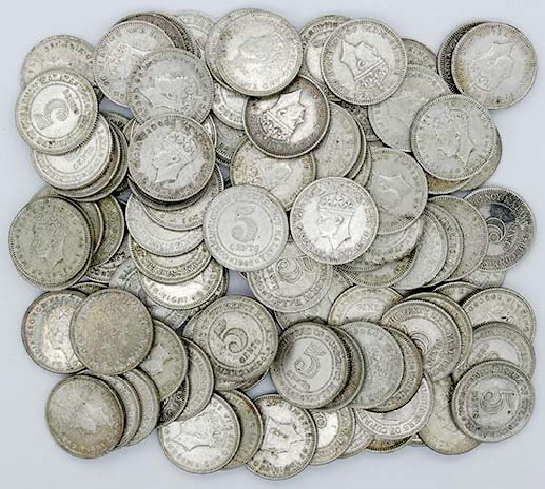 MALAYA Georg VI 5 cents  (100pcs) (1 of 1)