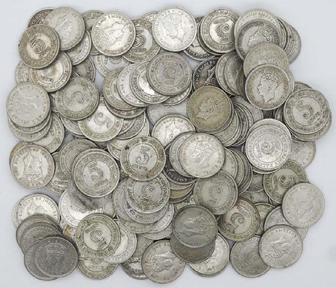 MALAYA Georg VI 5 cents   (150pcs) (1 of 1)