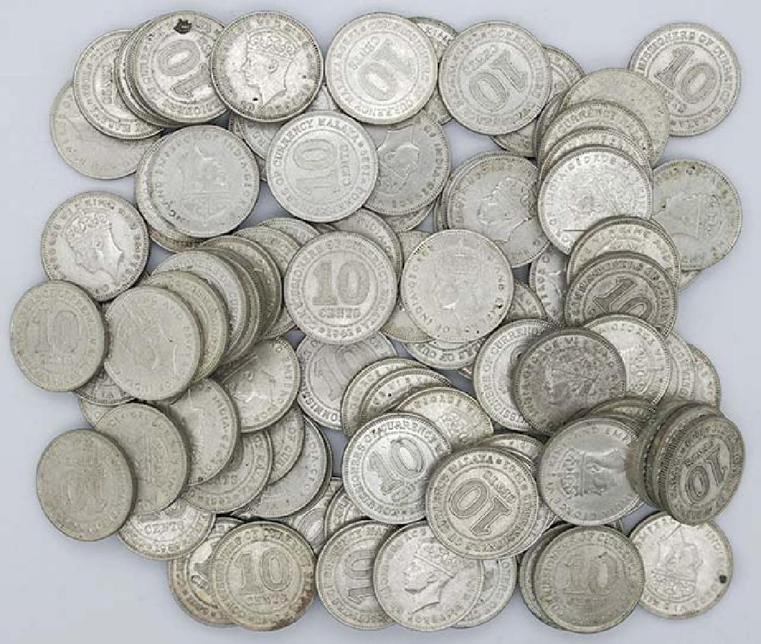 MALAYA Georg VI 10 cents   (100pcs) (1 of 1)