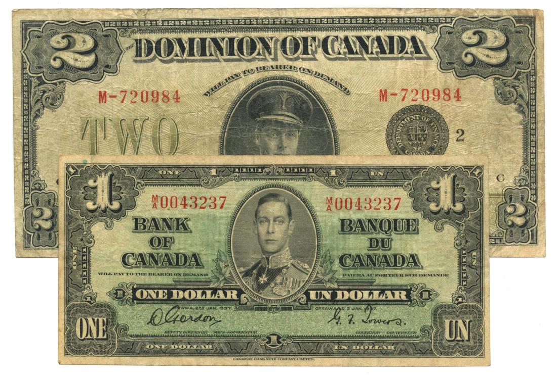 CANADA 2 &amp; 1 (2pcs)