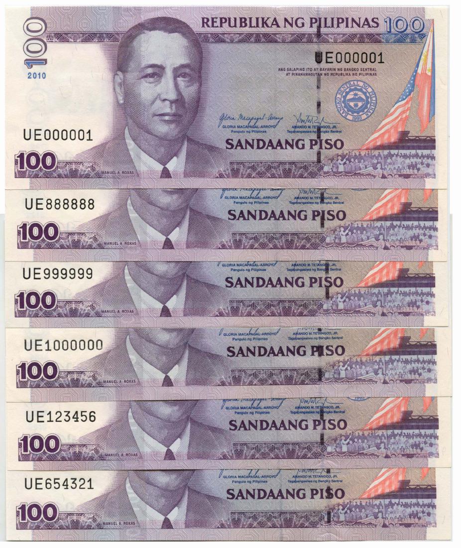 PHILIPPINES Set of 100-Piso  (22pcs) (1 of 1)