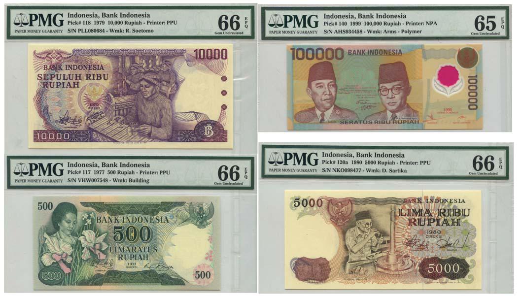 INDONESIA Bank Indonesia 500-Rupiah 1977 VHW007548, (1 of 1)
