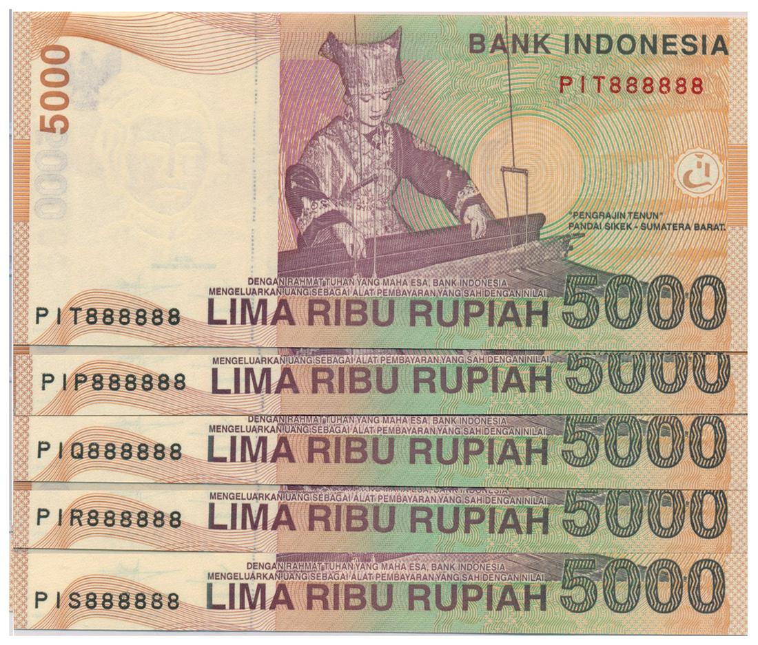INDONESIA Bank Indonesia 5000-Rupiah 2015 Different (1 of 1)