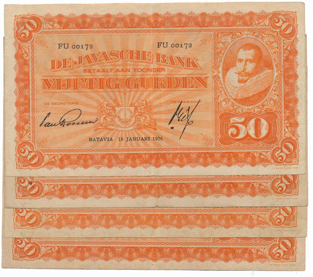 NETHERLANDS - INDIES De Javasche Bank 50-Gulden (1 of 1)