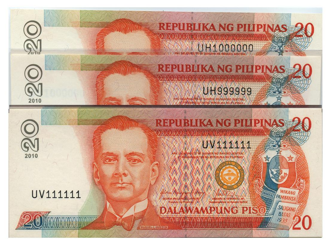 PHILIPPINES Central Bank of Philippines 2010 20-Piso (1 of 1)