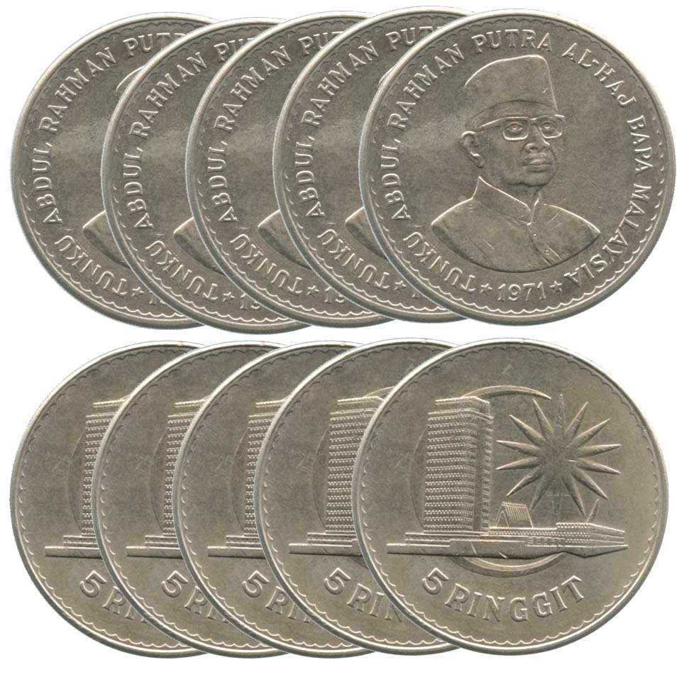 MALAYSIA Various modern Malaysia Cu-Ni coins (1 of 1)