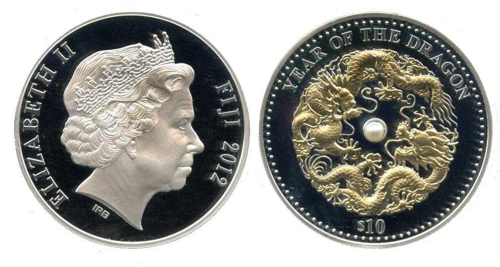 FIJI Lunar Series: $10 Proof Silver 2012 (1 of 1)