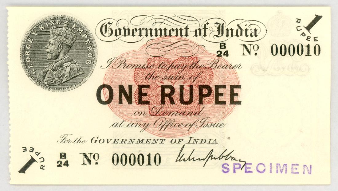 INDIA 1-Rupees Low  B/24 000010 (1 of 1)