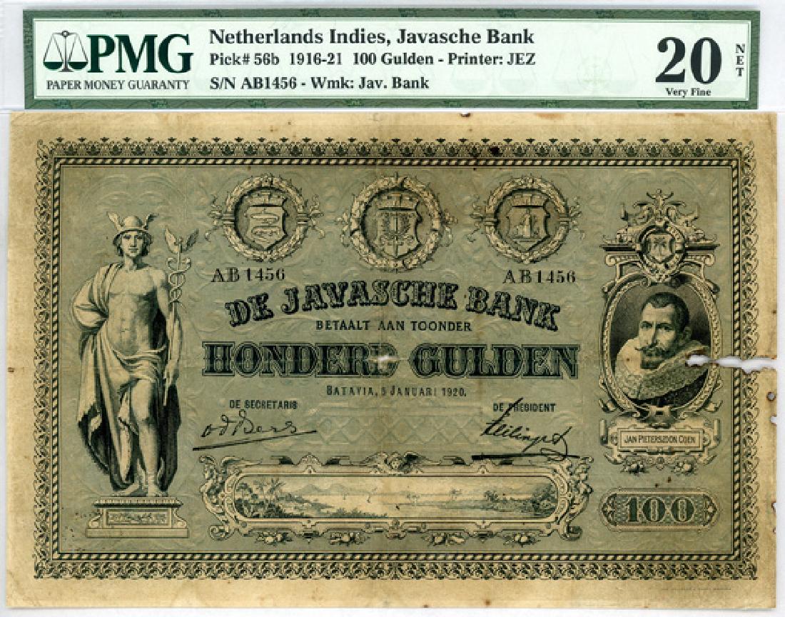 NETHERLANDS - INDIES 100-Gulden Batavia 5 January 1920 (1 of 1)