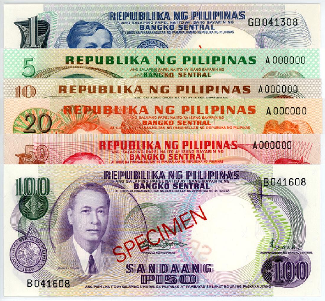 PHILIPPINES 1969 Specimen Set (6pcs) (1 of 1)
