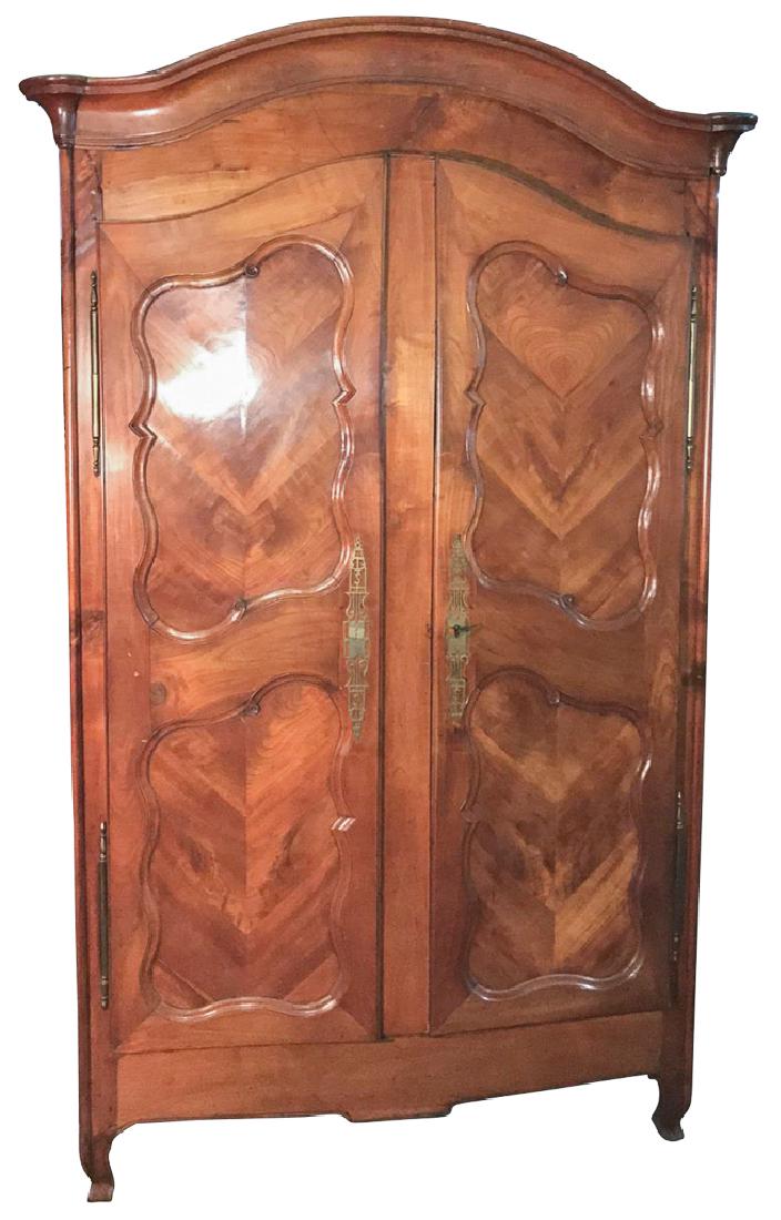 An 18th Century French Cherrywood Armoire, G (1 of 7)
