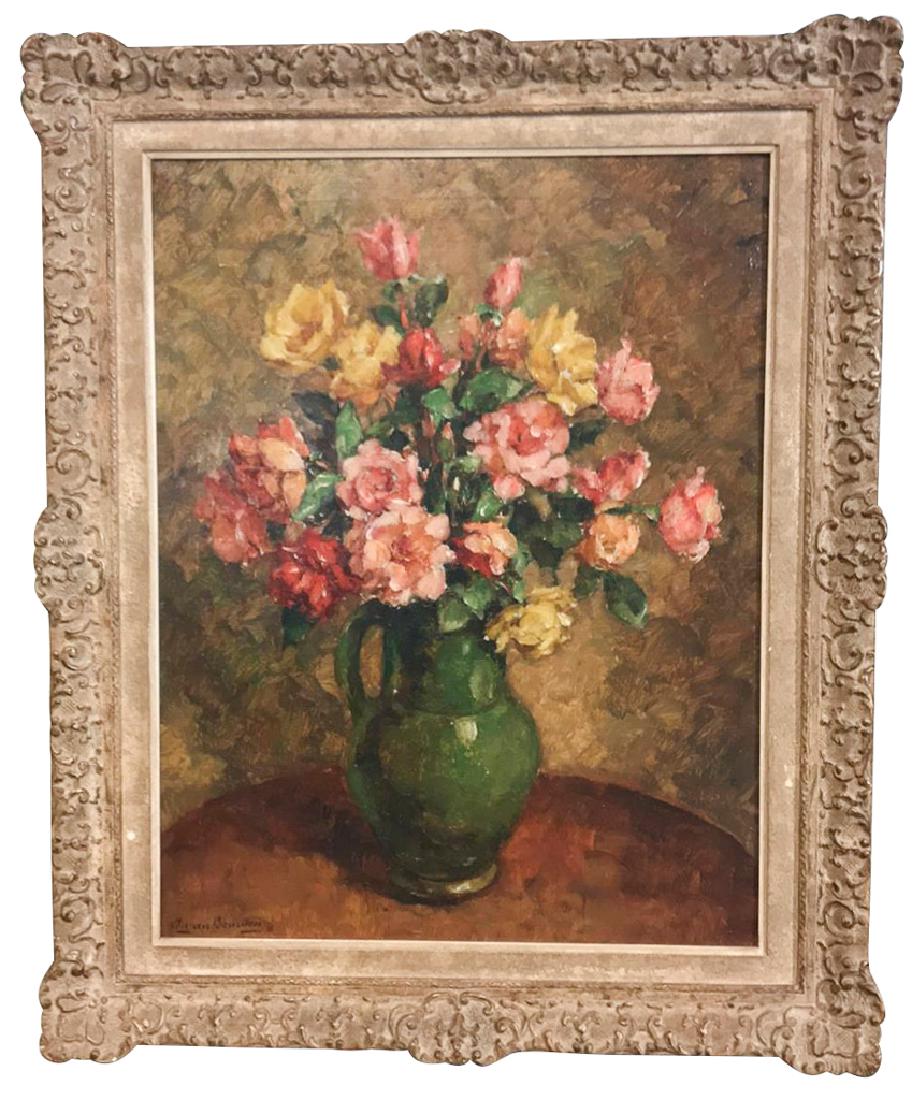 French Or Belgian School, Impressionistic Oil (1 of 4)