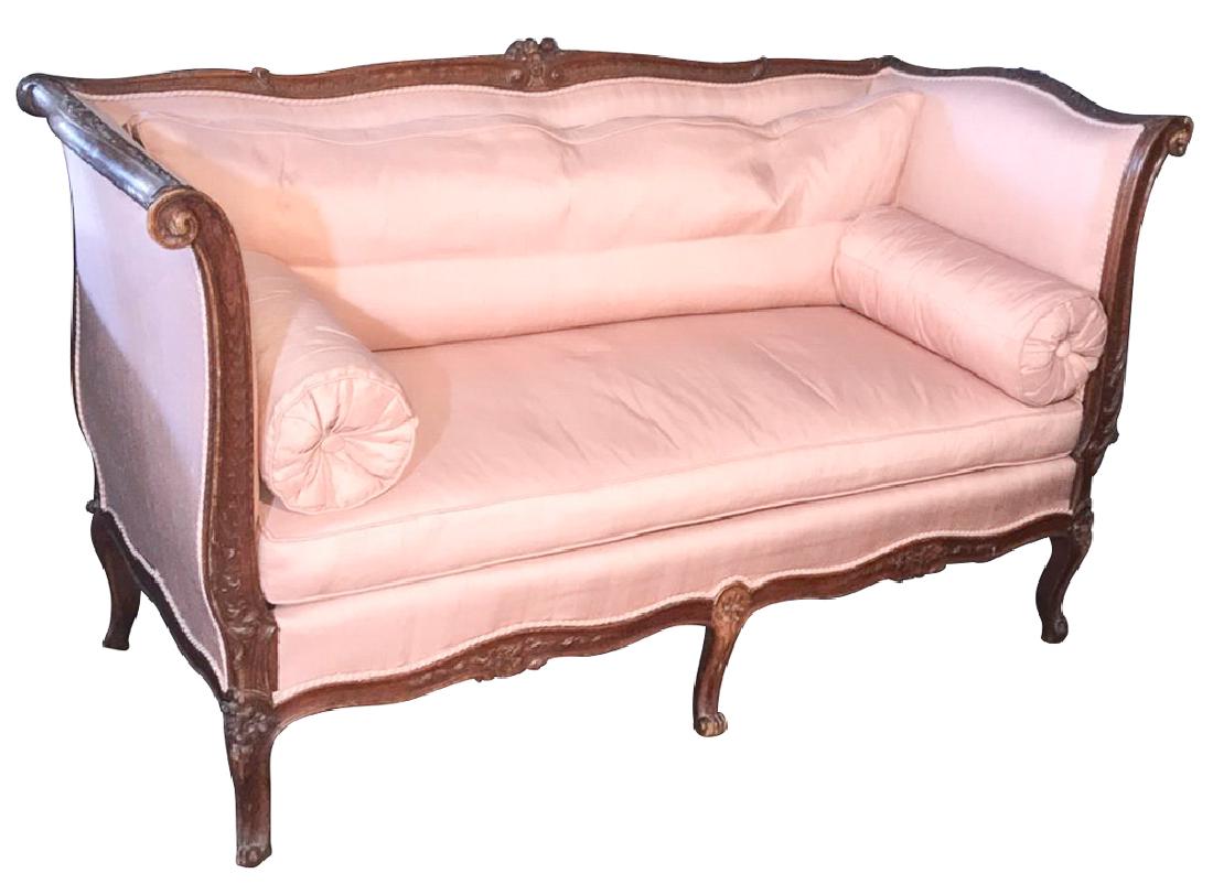A French Carved Oak Louis Xvi Sofa, Nicely (1 of 5)