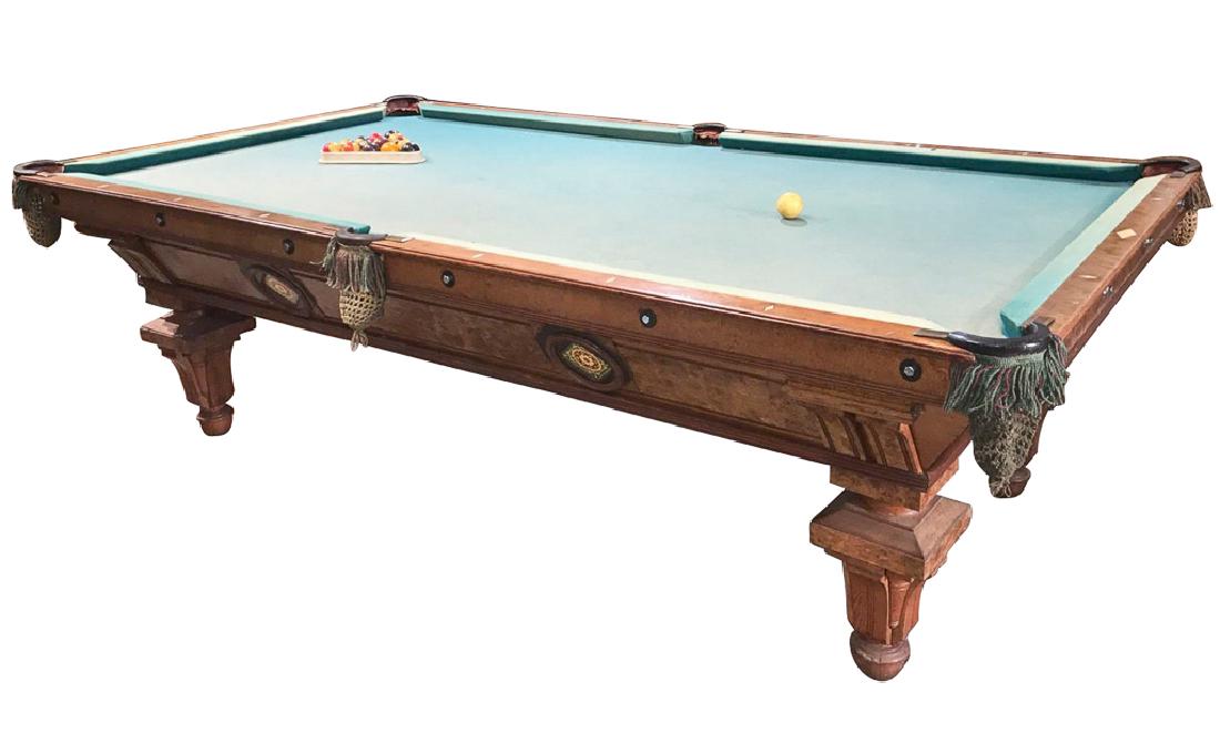 Antique American Or English Pool Table , (1 of 10)