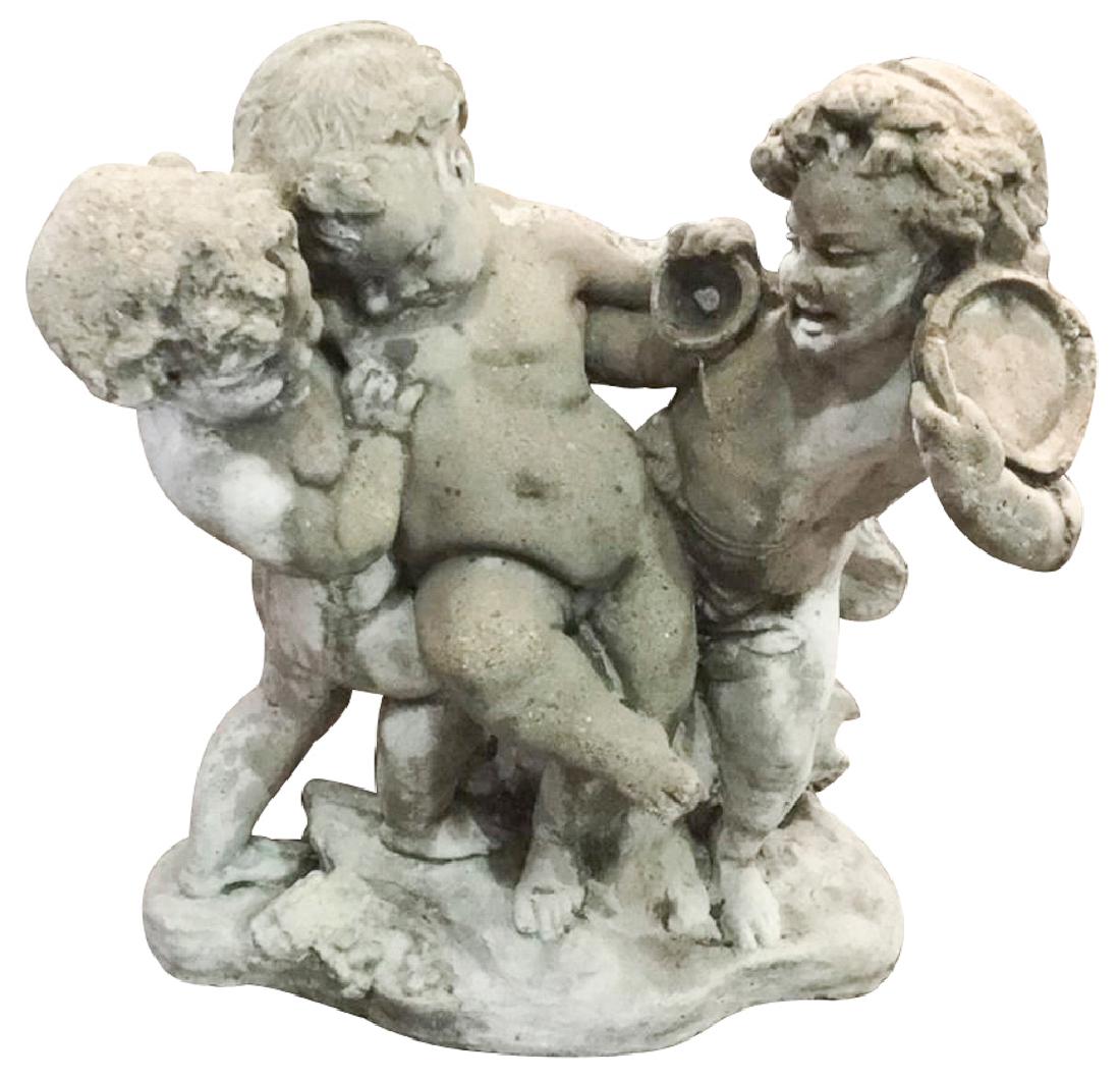 French Style Cast Stone Garden Statue, 22 X 22 (1 of 3)