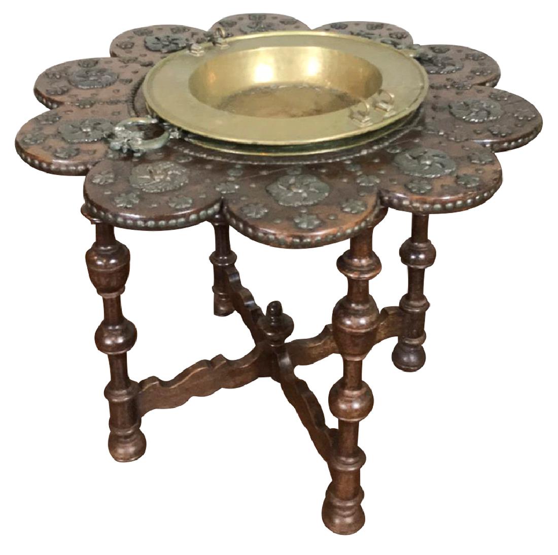 Rare Spanish Or Italian Warming Table, With (1 of 6)