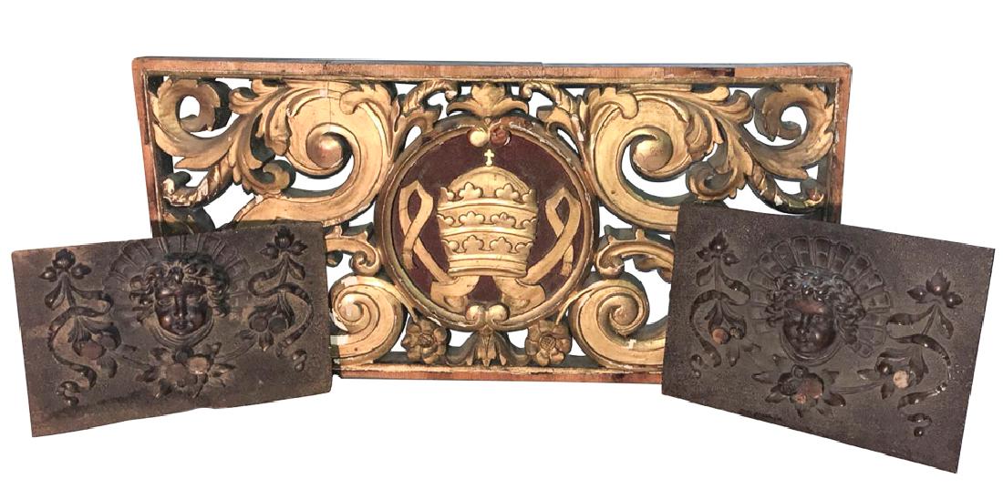 3 Of Early Italian Architectural Elements, (1 of 4)