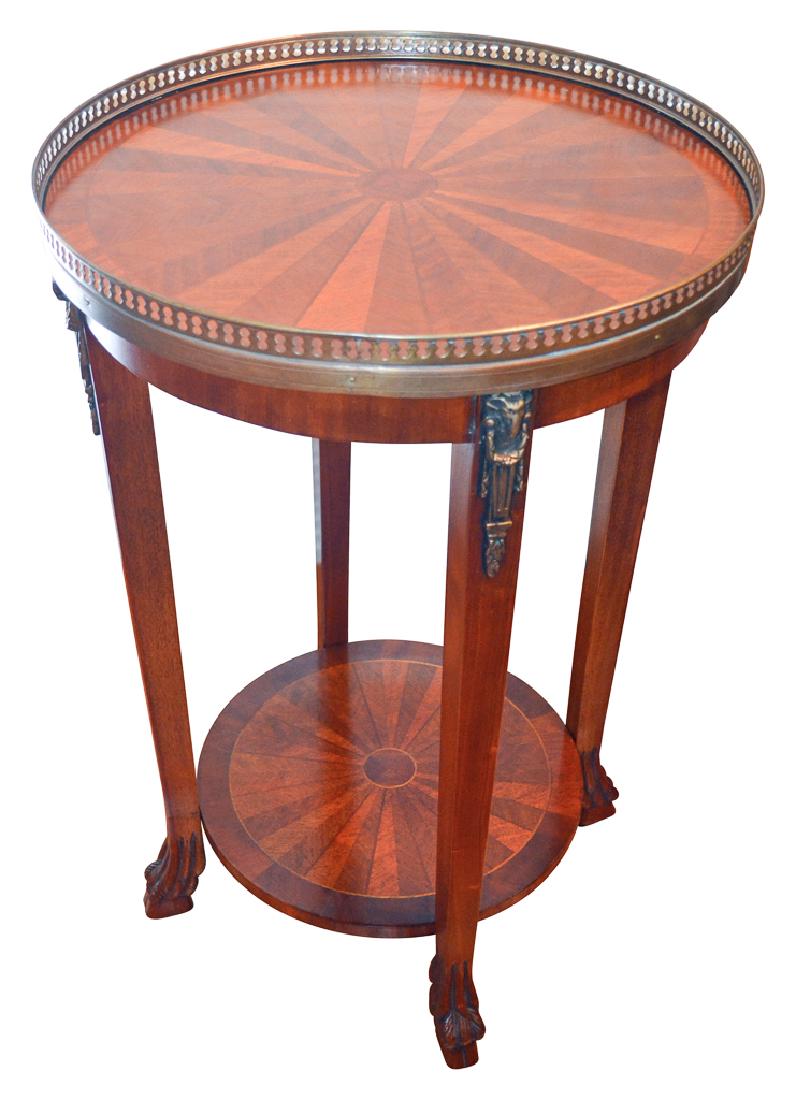 Inlaid Satinwood And Brass Side Table (1 of 2)