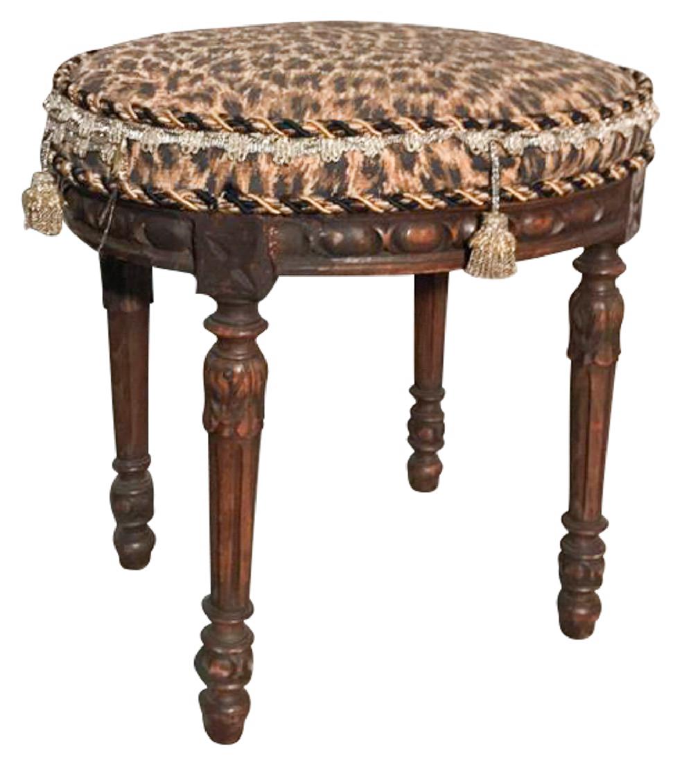 Exquisite French Louis Xvi Bench With Custom (1 of 3)