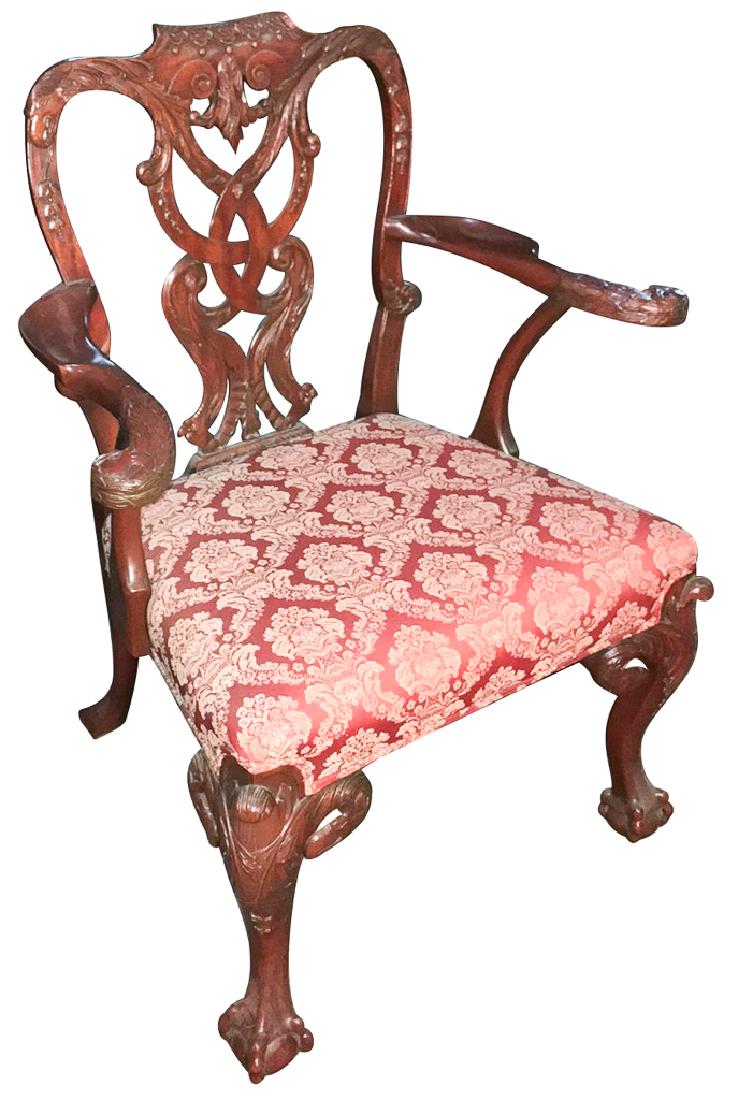 An Irish Chippendale Style Armchair, Nicey (1 of 4)