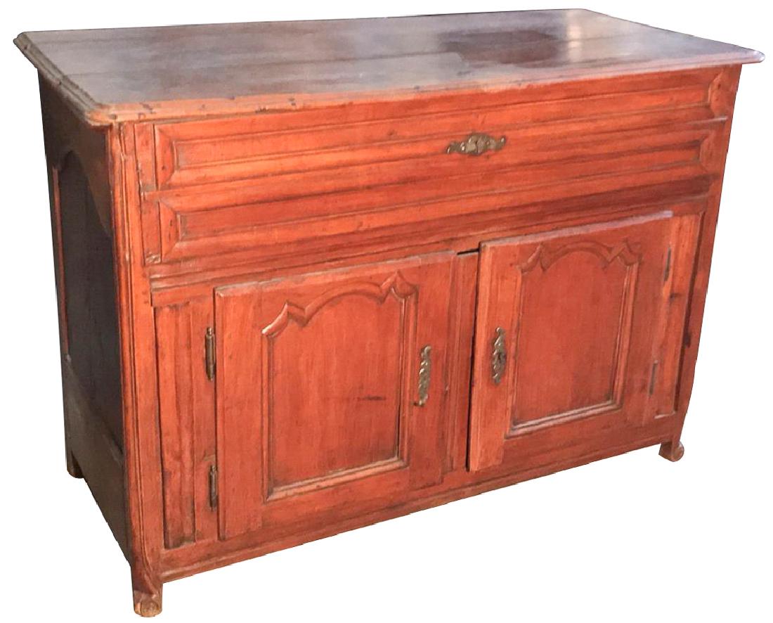An 18th Century Fruitwood Blanket Chest, Lift (1 of 6)