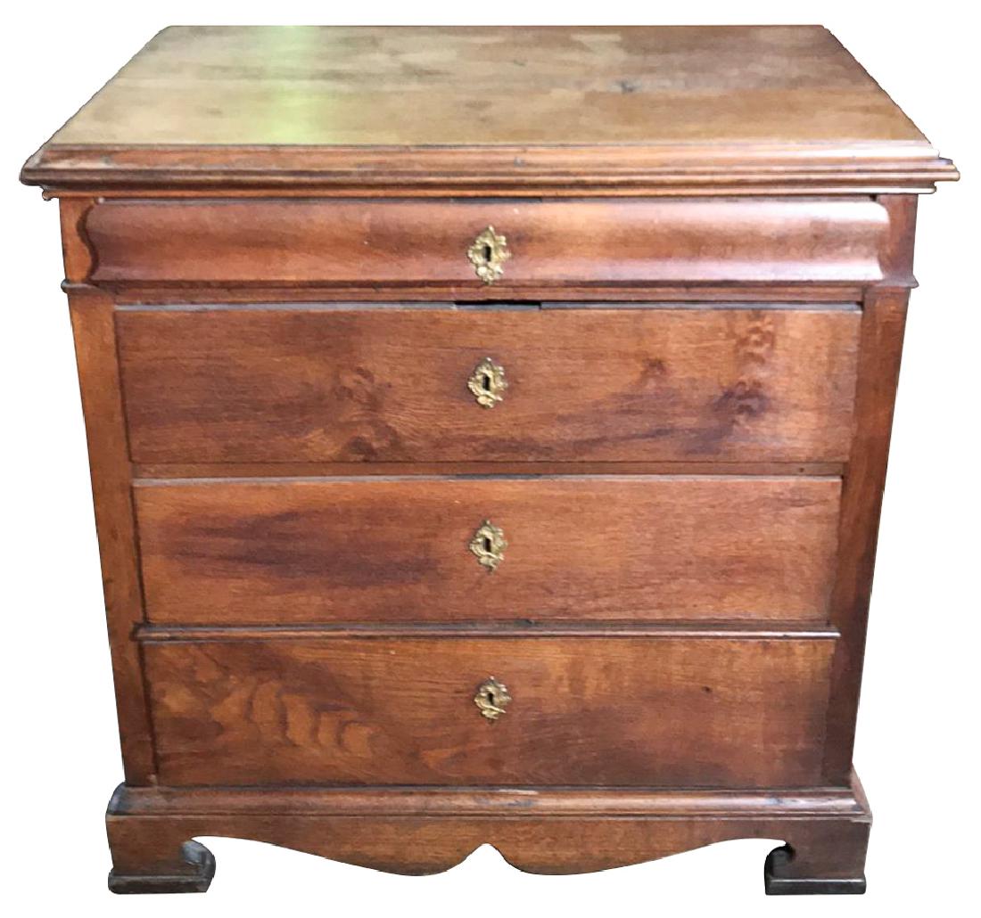 Early Period  Louis Philippe Oak Chest, C.1840 (1 of 6)