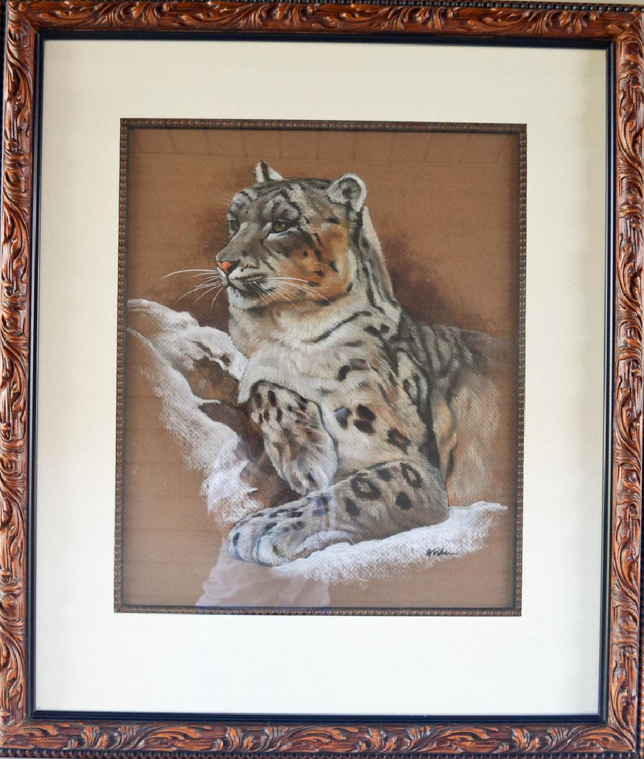 Wilkes Original Painting "snow Leopard" (1 of 1)