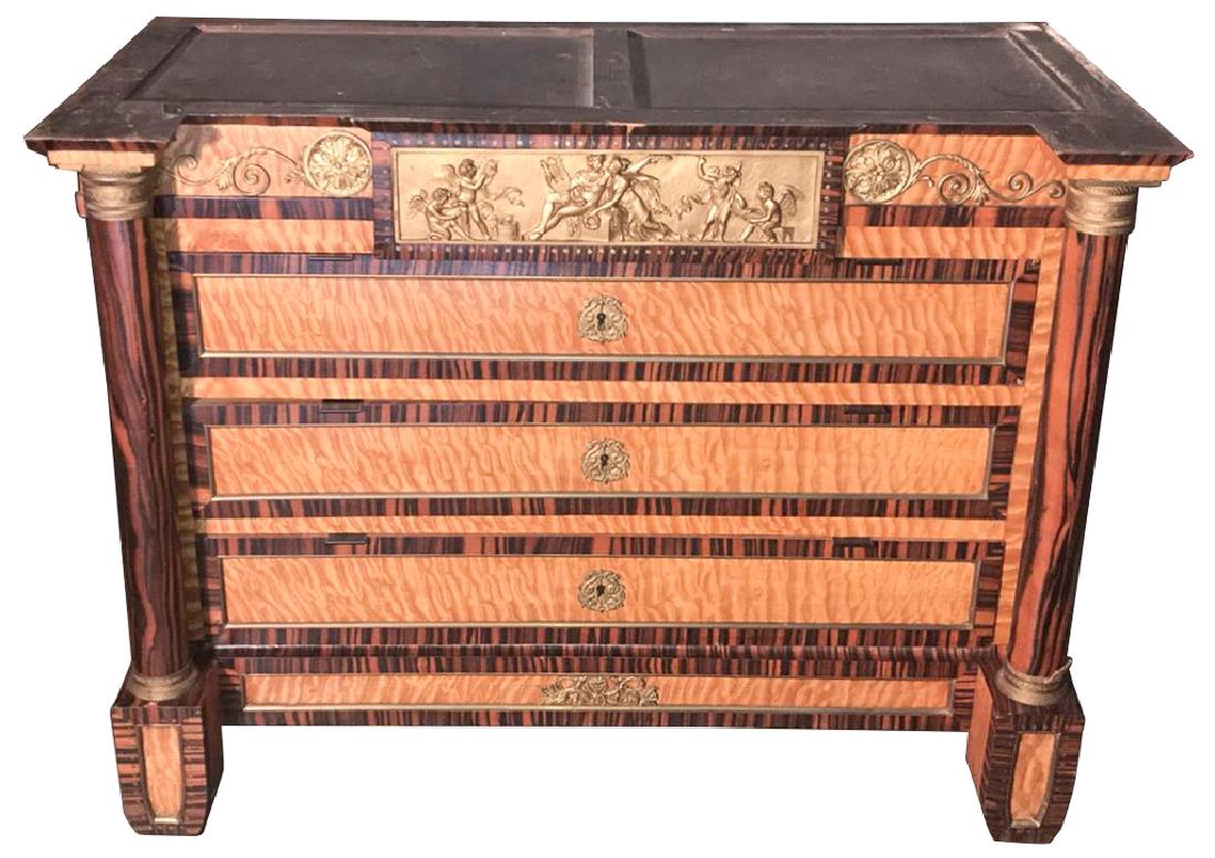 French Directoire Tiger Satinwood And (1 of 5)