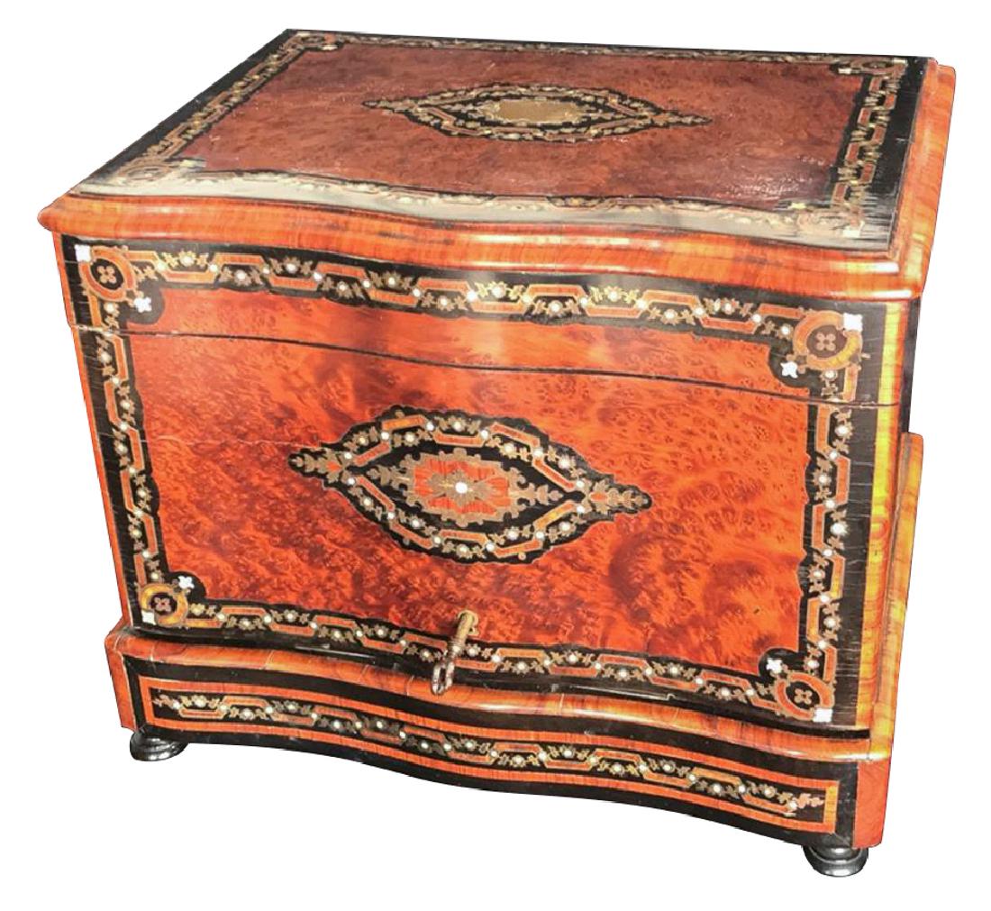 Very Fine French Napoleon Iii Tantalus, In (1 of 6)