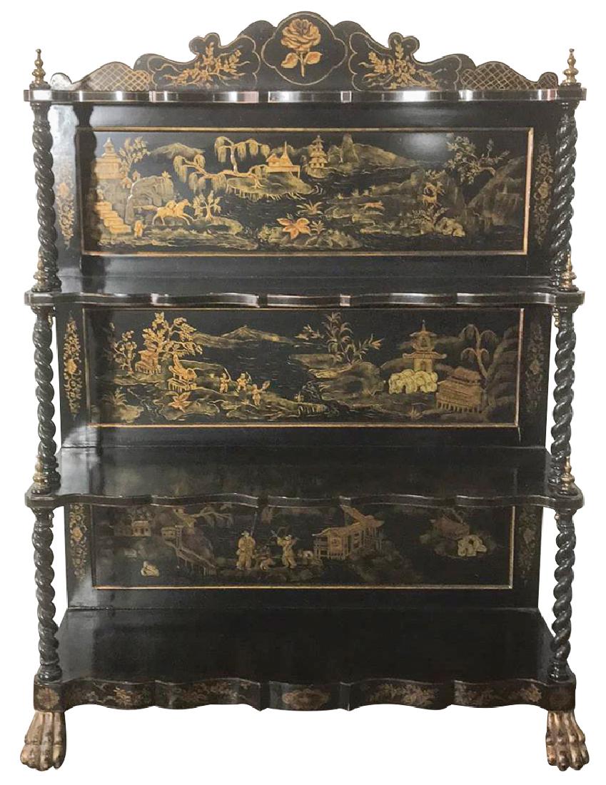 A Maitland Smith Chinoiserie  Laquered (1 of 4)