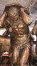 Set Of 4 Italian Carved Walnut Figural - 2