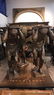 Set Of 4 Italian Carved Walnut Figural - 3