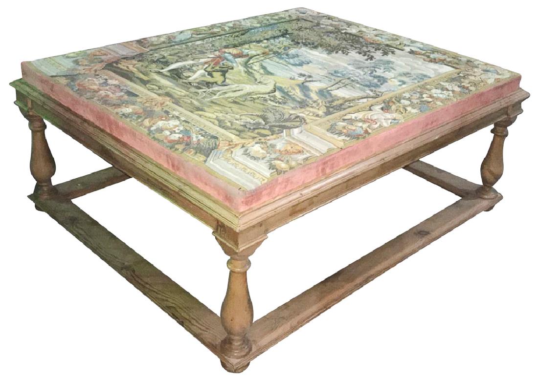 Large Custom Pine Base Coffee Table, With (1 of 5)